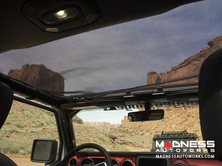 Jeep Wrangler JL Hard Top Eclipse Sun Shade Black